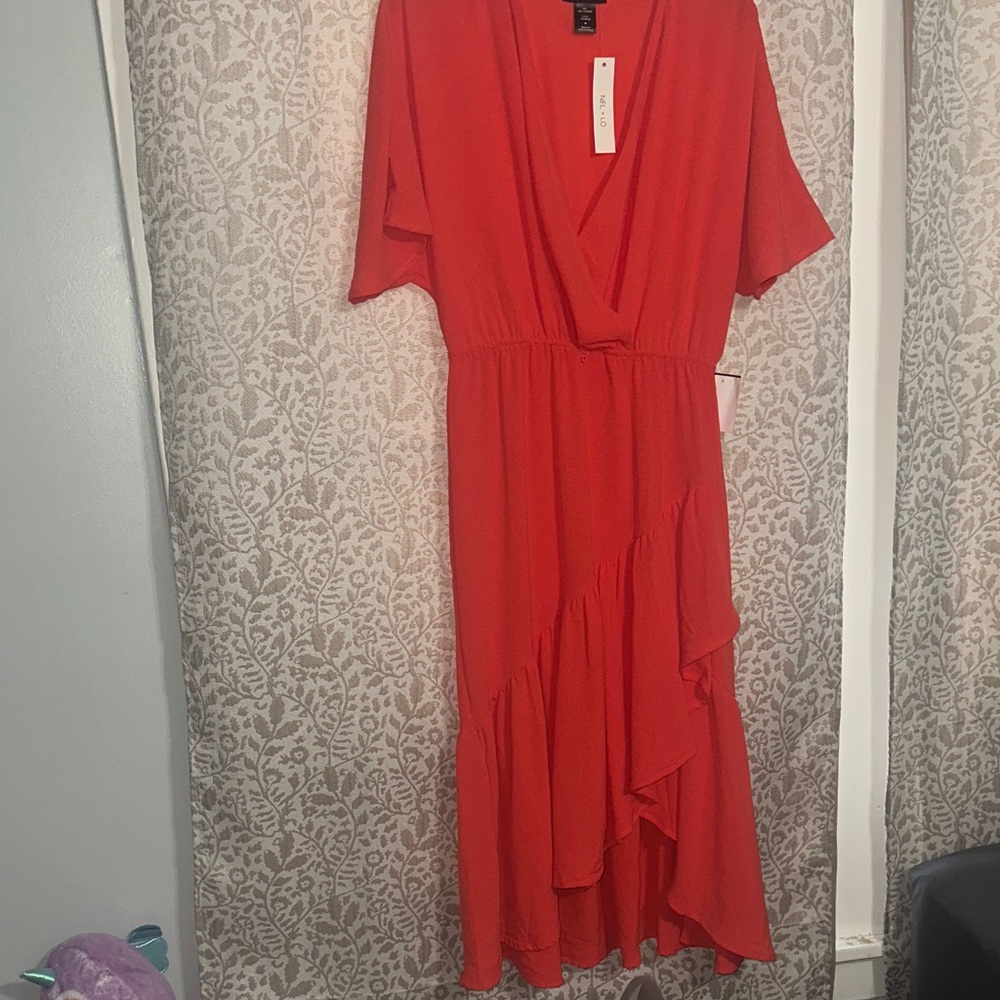 Elegant Red Women's Dress